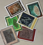 Hand-Crafted Cards - Packs of 6 - The Queen's Ink