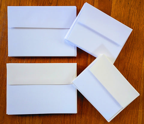 Card Blanks with Envelopes - 8 Packs
