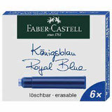 Faber-Castell - Ink cartridges-Standard, 6 Pack