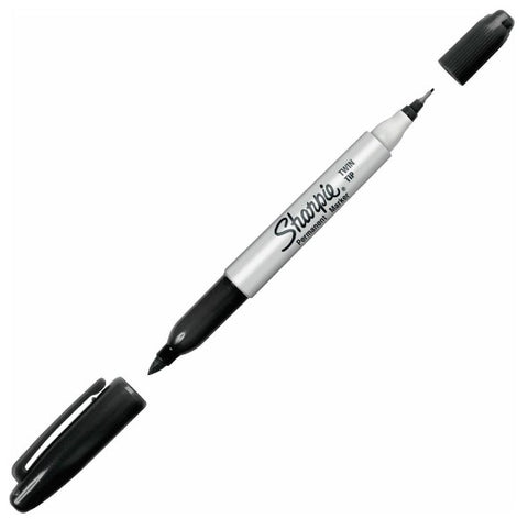 Sharpie® Twin Tip Permanent Marker, Black