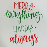 Gale Nation | Merry Everything, Happy Always | Foam Stamps - Set of 2